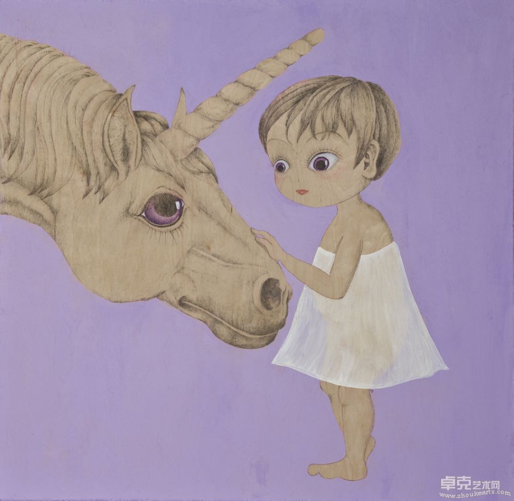U for Unrequited Love 50x50cm 木板油画 2010