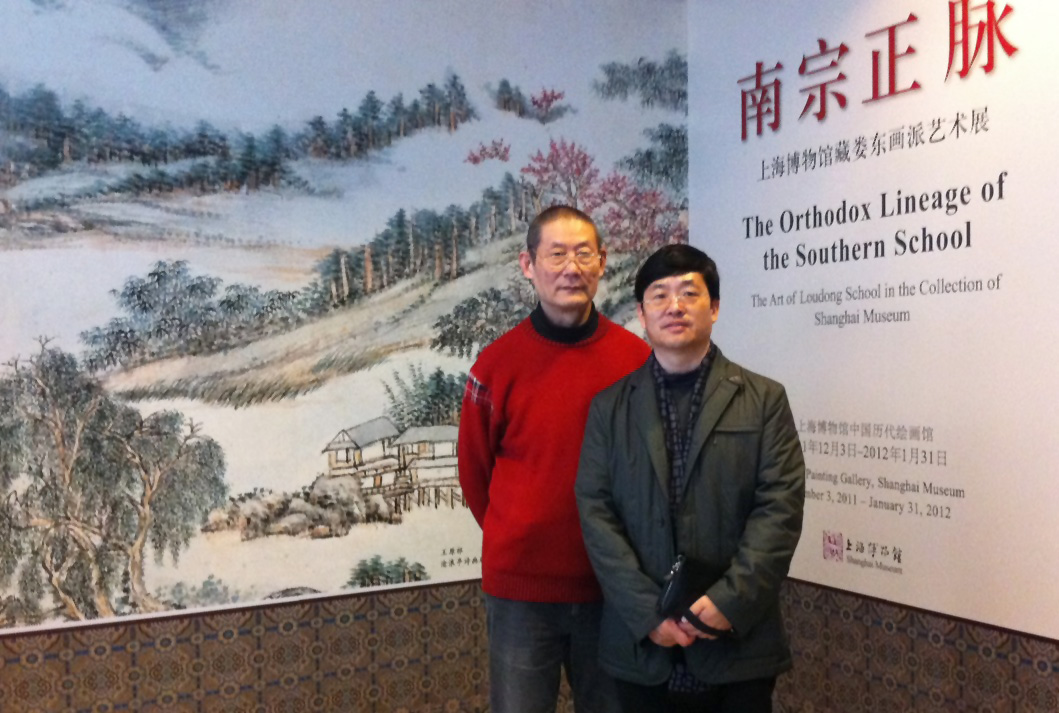 刘勇与导师王孟奇教授在一起