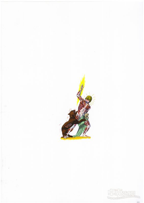 陈天灼-伟大的发明  45.7×57.7cm 2011