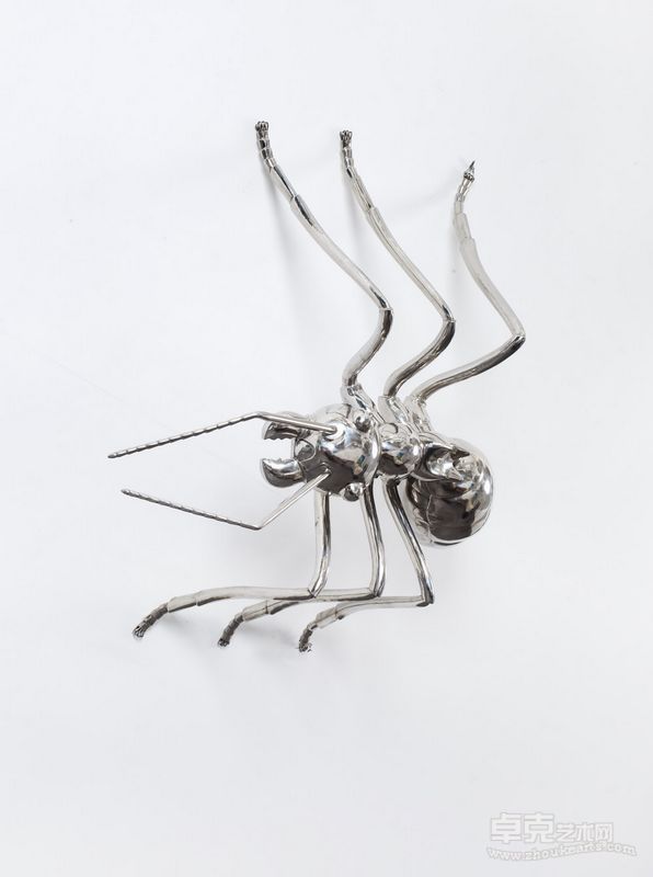 陈志光作品-蚂蚁宝贝 2Ant baby 2不锈钢 锻造Stainless steel forging30x30x10cm 2008