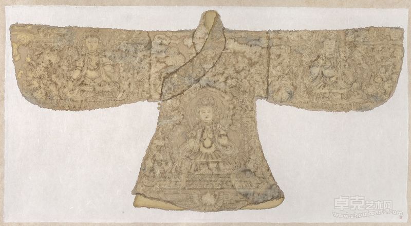彭薇作品-三圣图 155x85 纸本水墨 2012