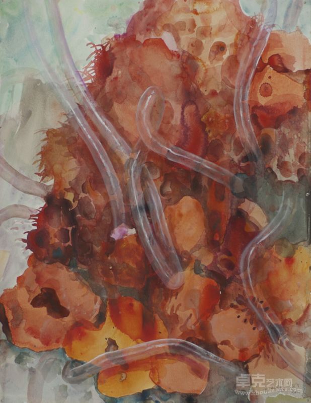 茹小凡作品-N°5 65x50cm T mixte,  2012