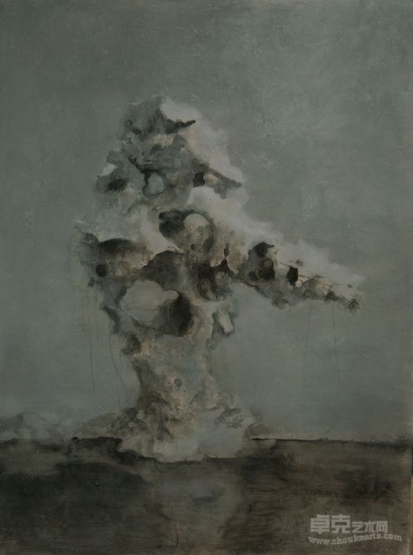 何军 水下的影子 200×150cm 布面油画  2011