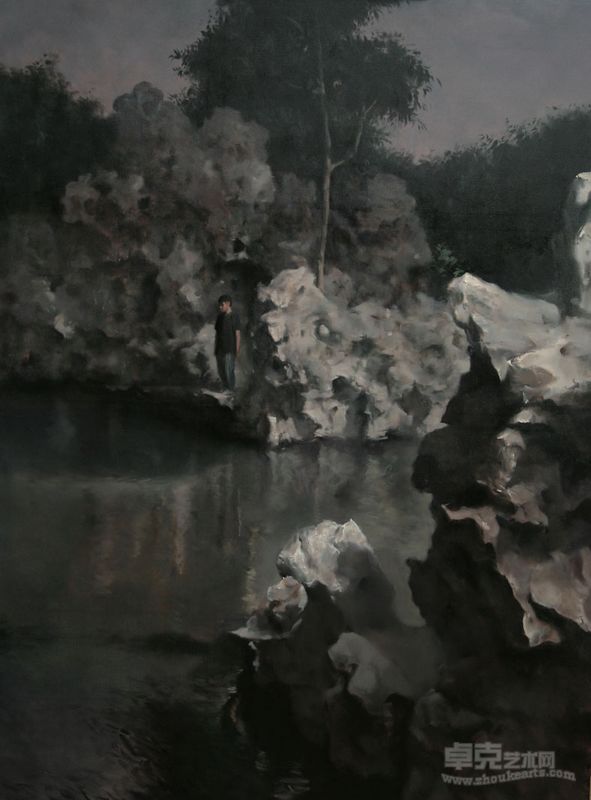 何军 去路 200×150cm 布面油画 2009