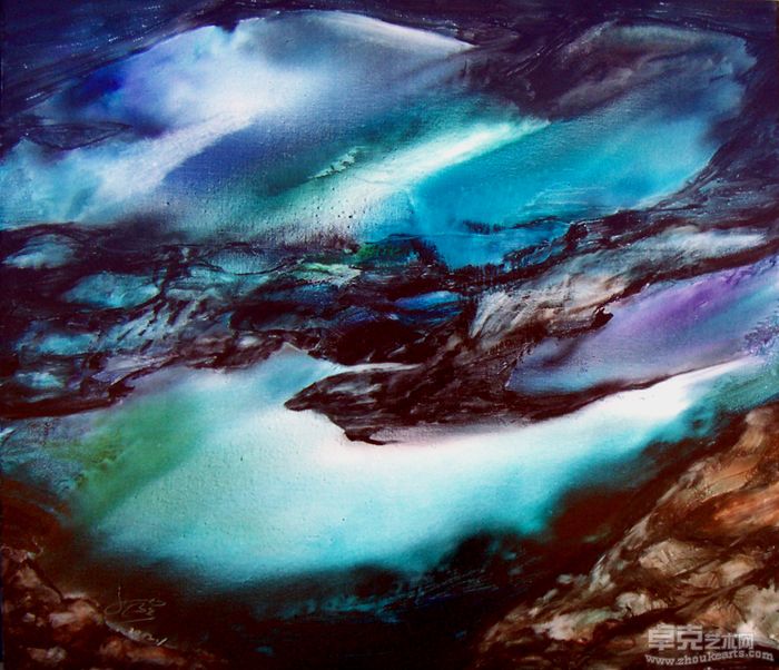 春水 布面油画 150X170CM  2012