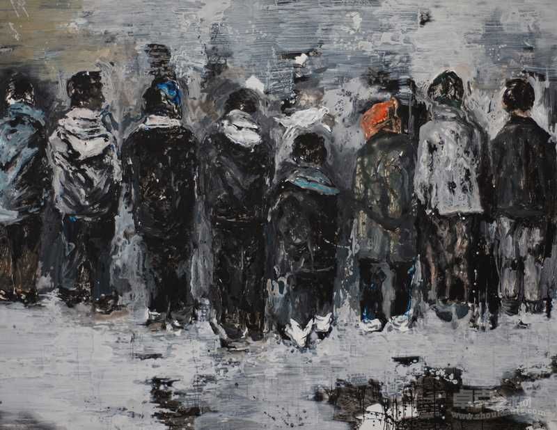郭笋 少年 260cm x 200cm 布面丙烯 2012
