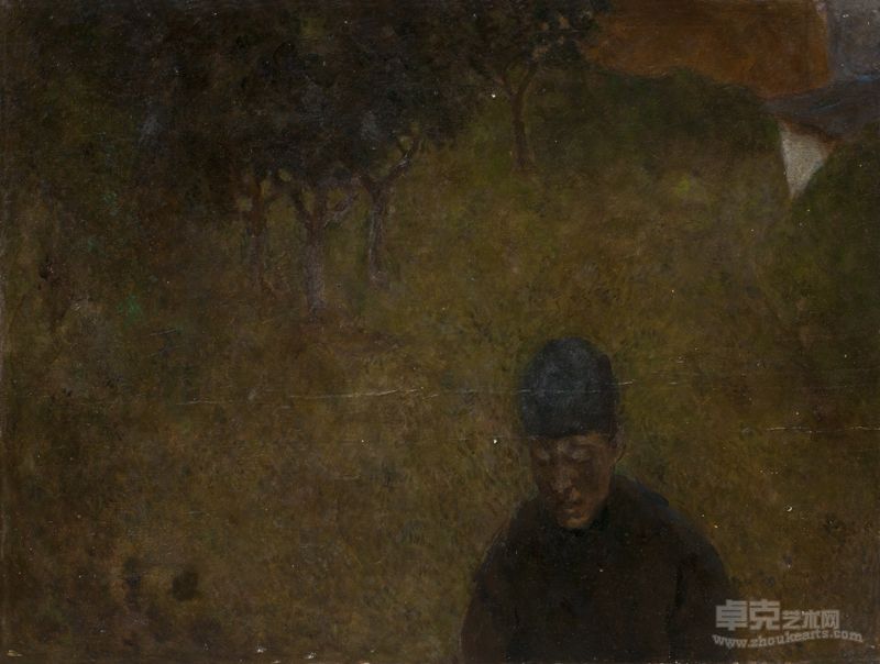 郝强 《消失的路》30.2x40 板上油画 2011