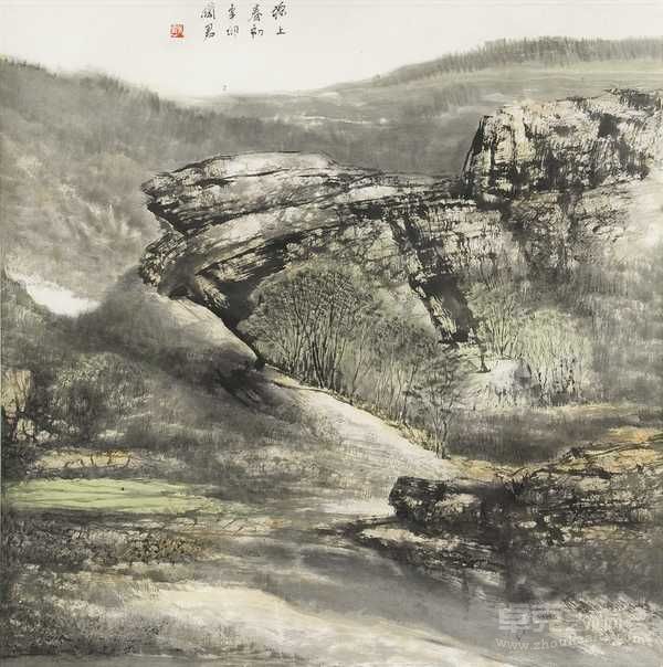 张国君—塬上春初