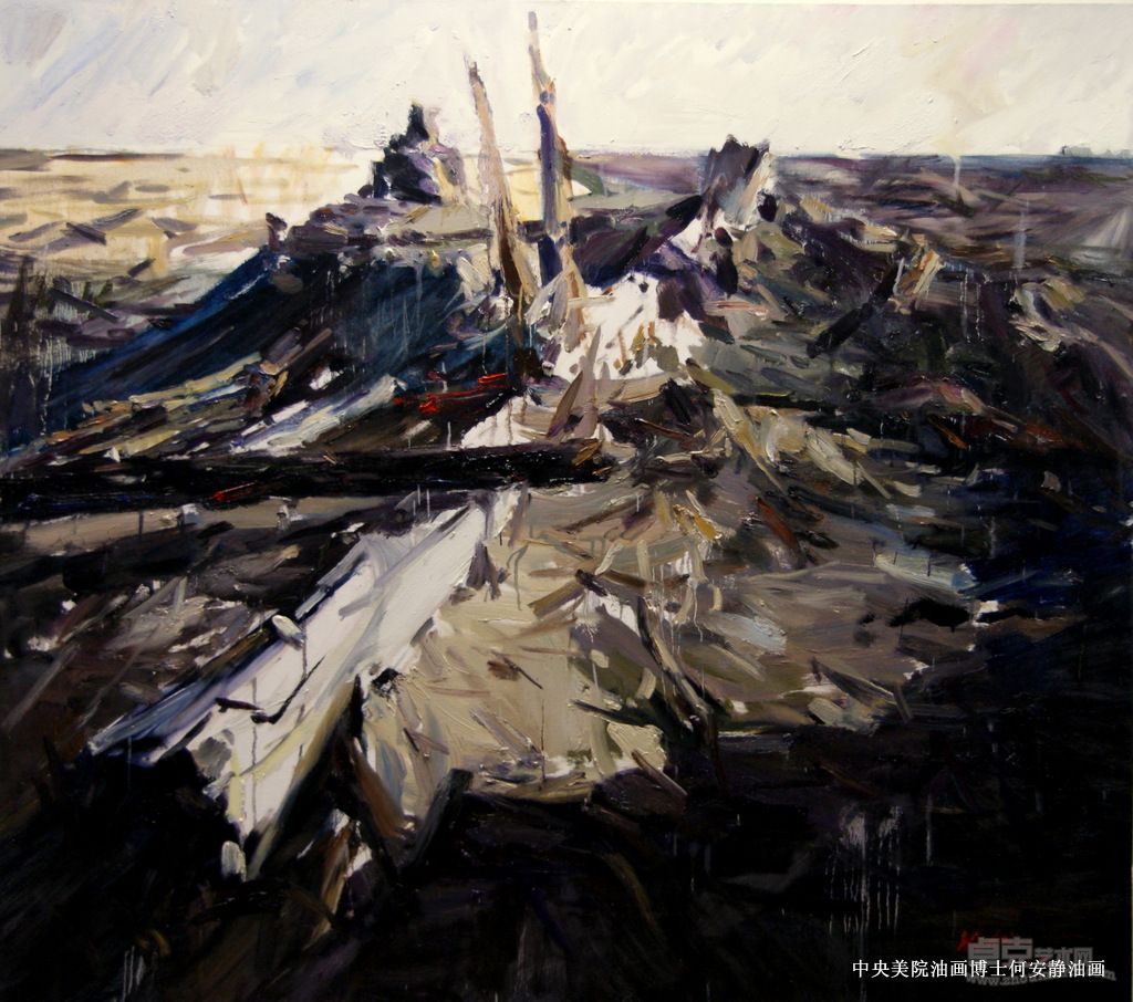 何安静油画作品展