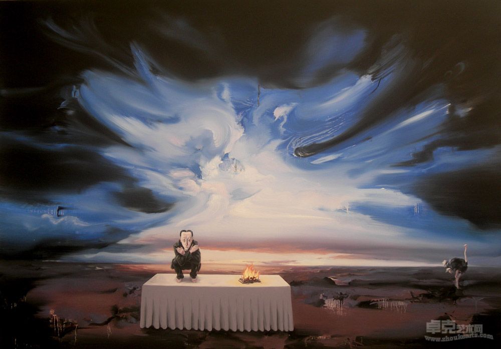 光NO.6  100X100cm 布面油画  2011