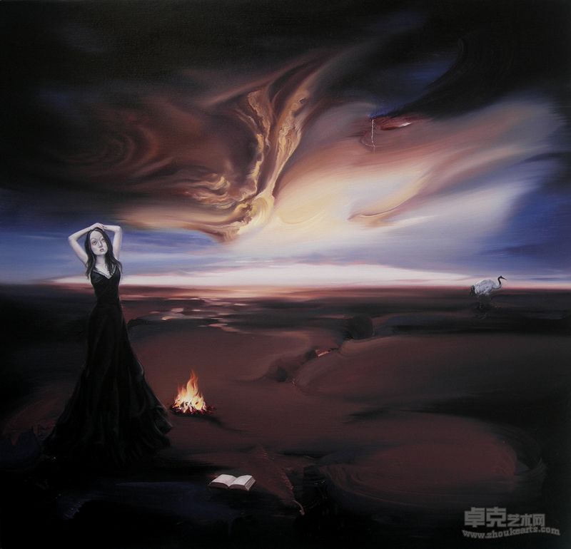 光NO.9 100X100cm 布面油画 2012