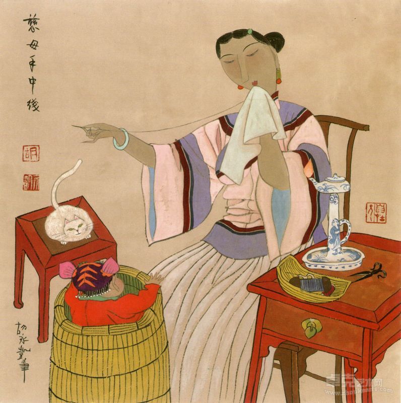 慈母手中线
