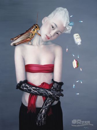 《Dumped Garbage-Relax 》No.29 oil on canvas《抛掉垃圾—放松》布面油画（200×150cm）2010年