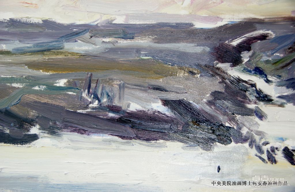 《秋池》作品局部2