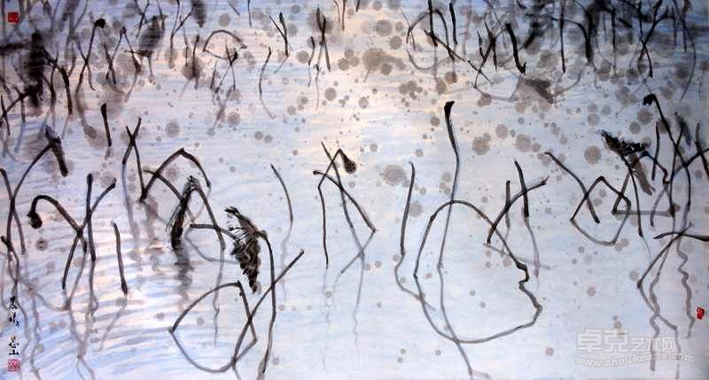 晨曦 何宝森 96×178cm