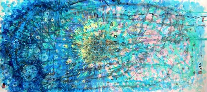 曼陀罗（二） 何宝森 90×199cm