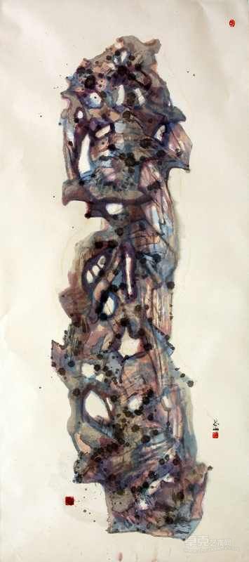 天路圣山 何宝森 83×151cm