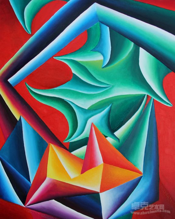 申思2009作品7号80x100cm 布面油画