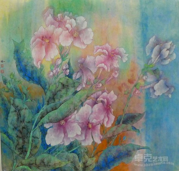 花开时节之21  96cmX96cm