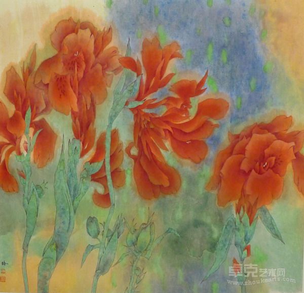 花开时节之20 96cmX96cm.