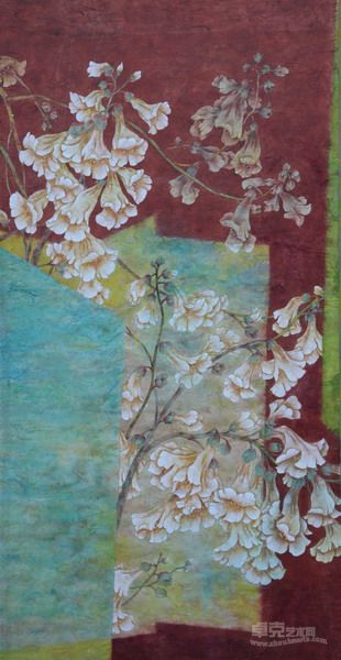 花开时节系列 No7 140x74cm 2011.