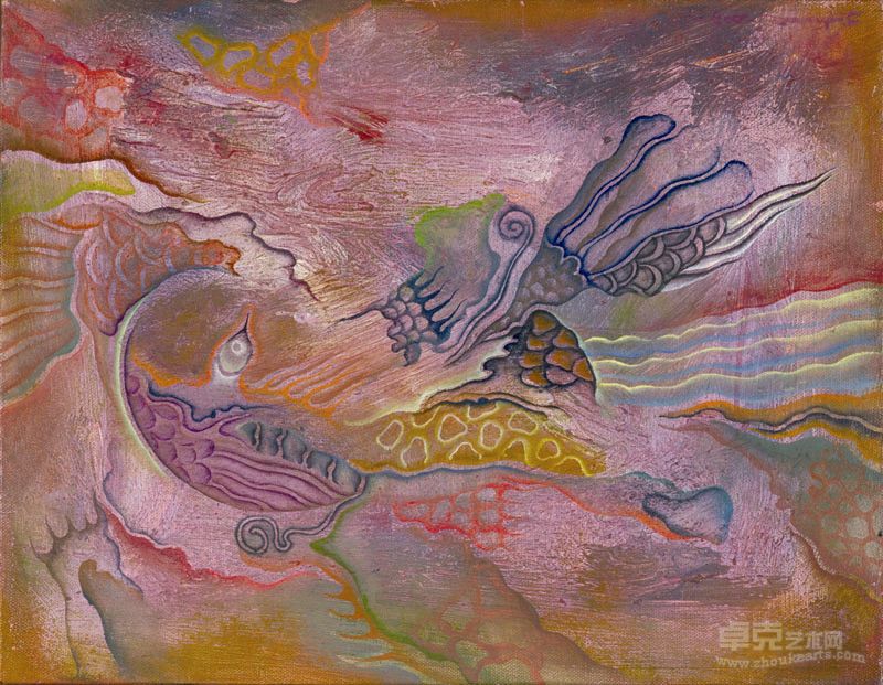 《低喃》2003年__40x32cm