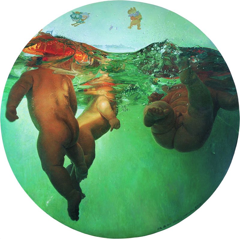 水中天使100918 160×160cm 2010