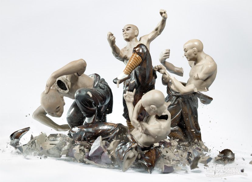 无题（四战士）, 2007, 150 x 200 cm