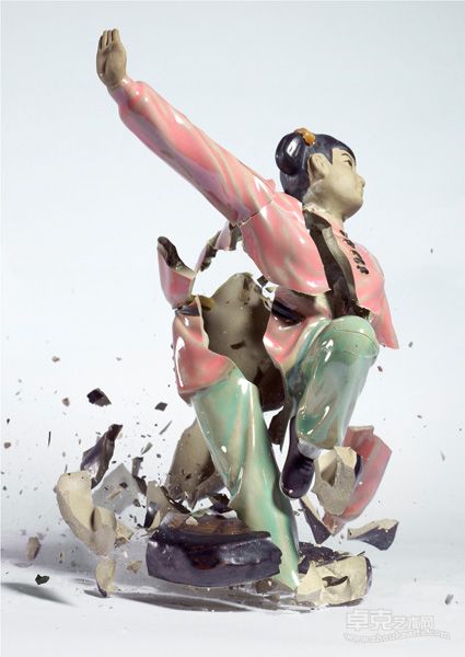 无题（玫瑰功夫女士）, 2006， 150 x 110 cm