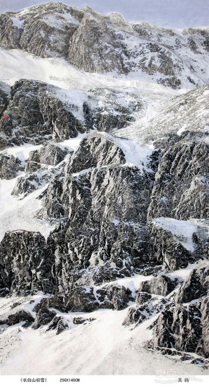 吴鸥《长白山初雪》