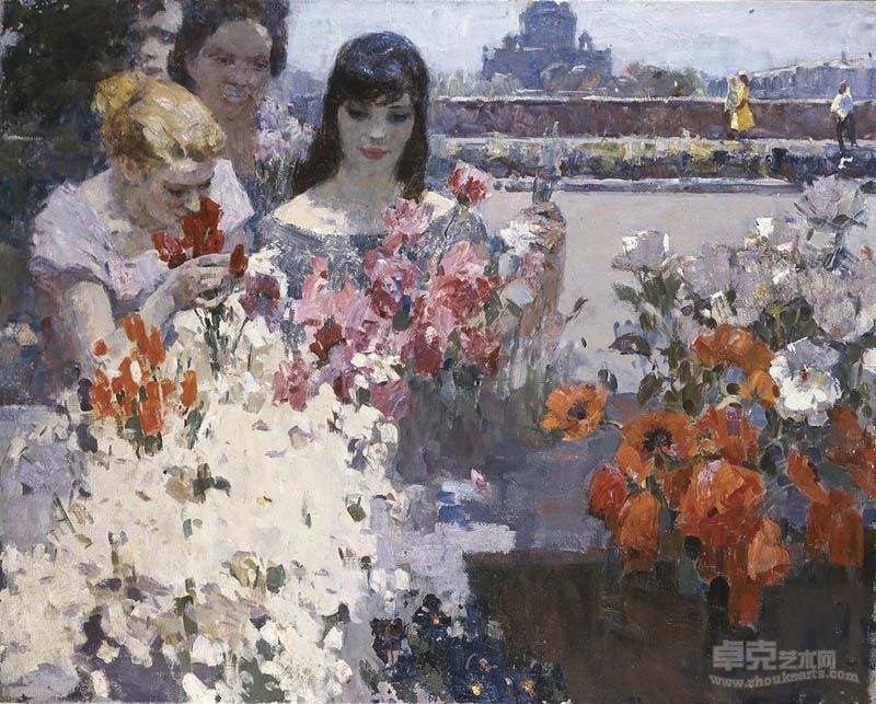 YEL0009U-叶列梅耶夫Eremeev生活的记忆Memory Of Life 139X110cm布面油画Oil on canvas1975