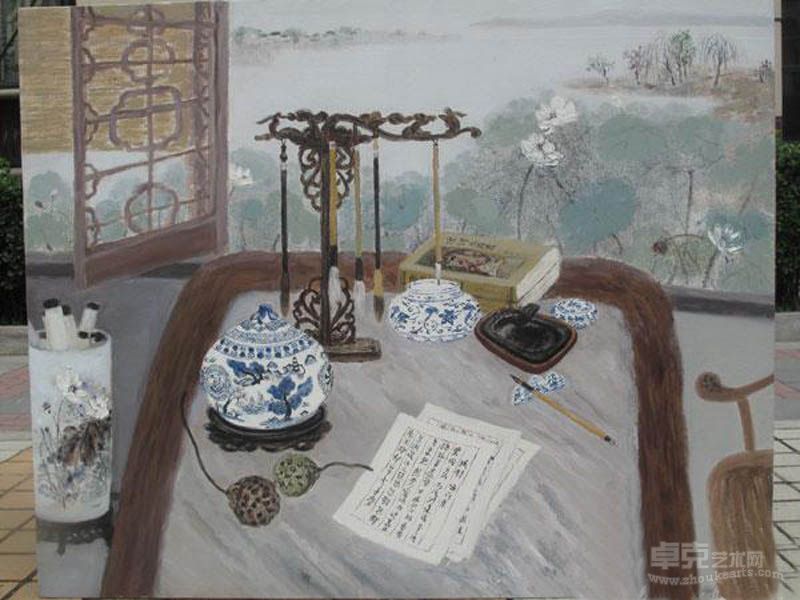 咏荷 木西 80*100cm