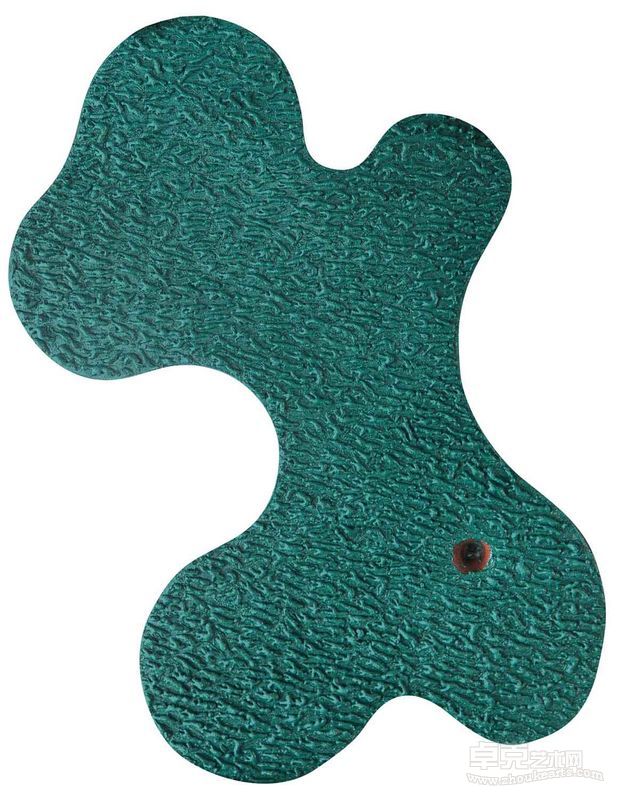 被舞者系列（局部5）  40cm×80cm  铜箔基板油画 2012