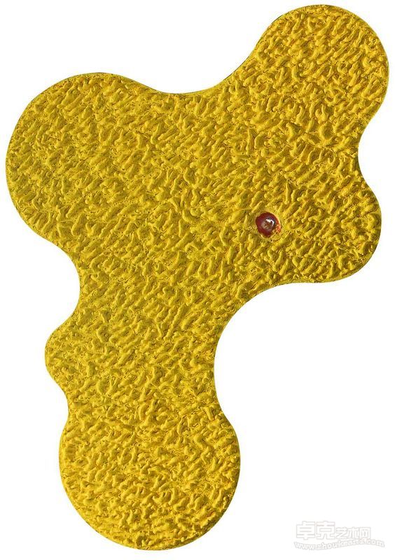被舞者系列（局部4）  40cm×80cm  铜箔基板油画  2012