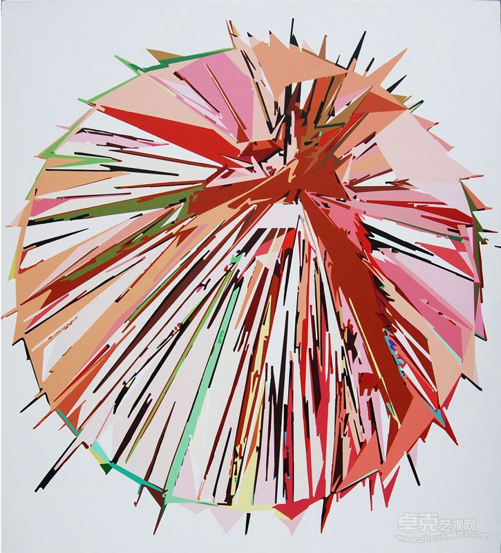 陈晓 关系 180×160cm 布面丙烯 2012年