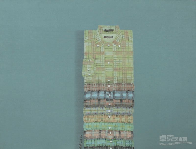 李明 可叠加的图示之21 80×100cm 布面油画 2012年