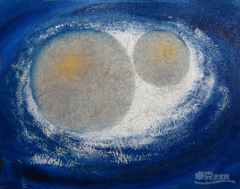 袁艺 小宇宙 50×40cm 布面油画 2011年