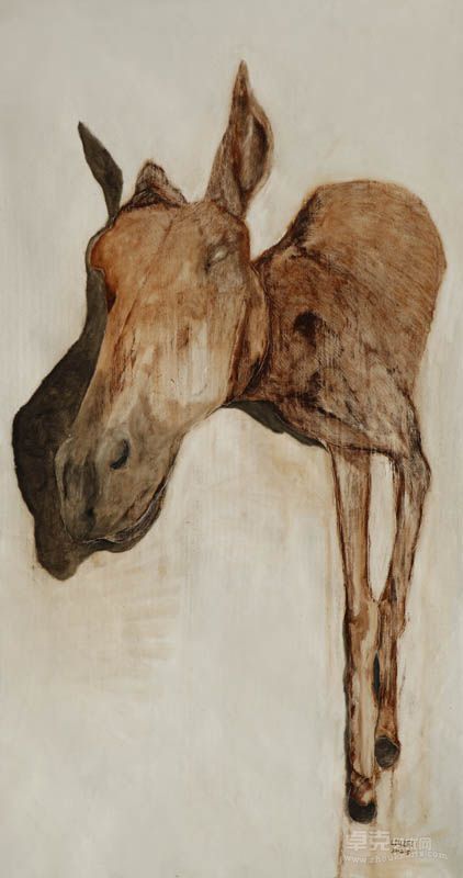 刘磊 生花2 120×220cm 布面油画 2012年