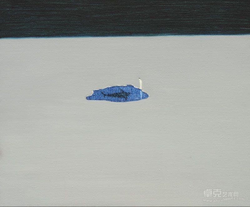 观鲨 布面油画 2010