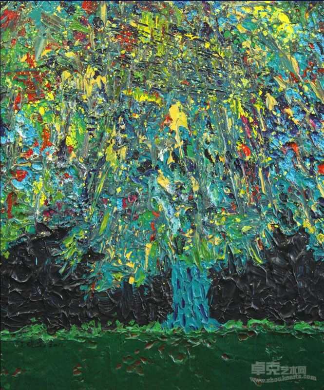 愿望树 布面丙烯  50cmX60cm 2011