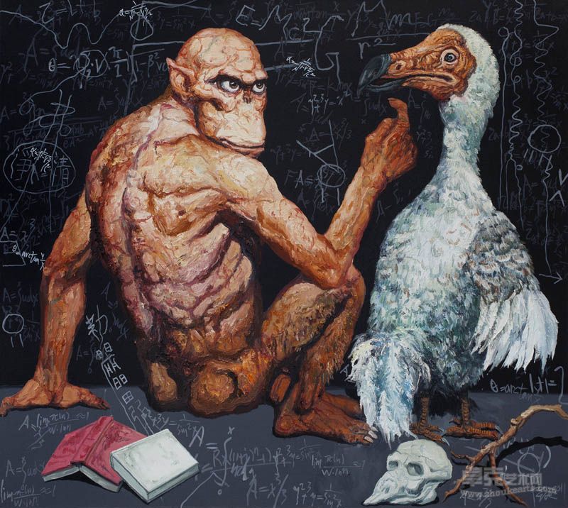 反思 145x160cm 布面油画 2011