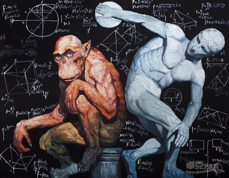 人·物  220x280cm 布面油画 2012