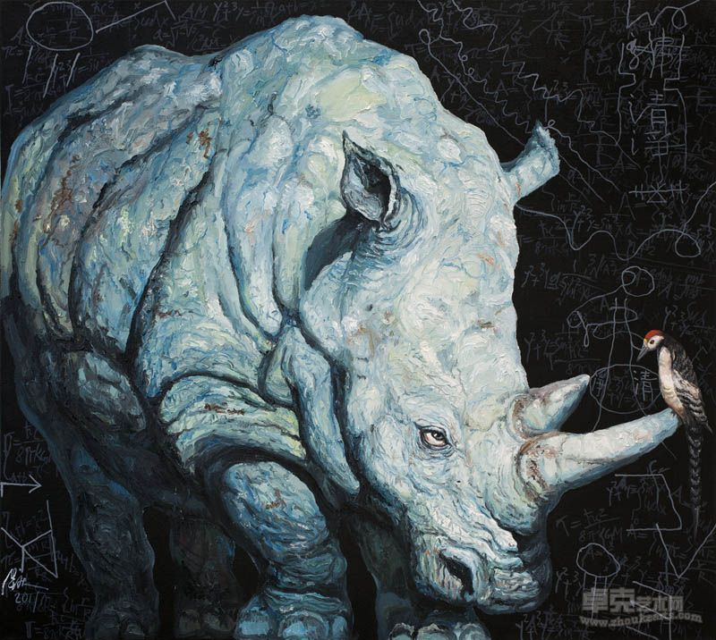 相处 145x160cm 布面油画 2011