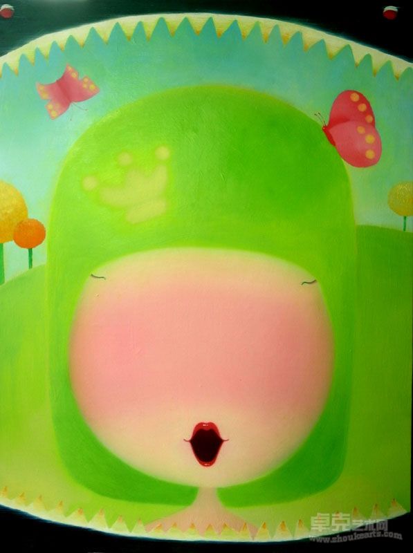 卢海娜 美歌者Ⅲ 60×80cm 布面油画 2012 ￥10800