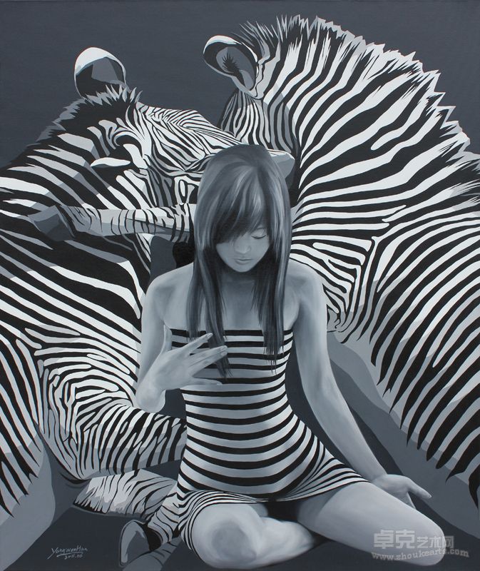杨文华 《物化系列-NO5》 140×120cm布面油画 2011
