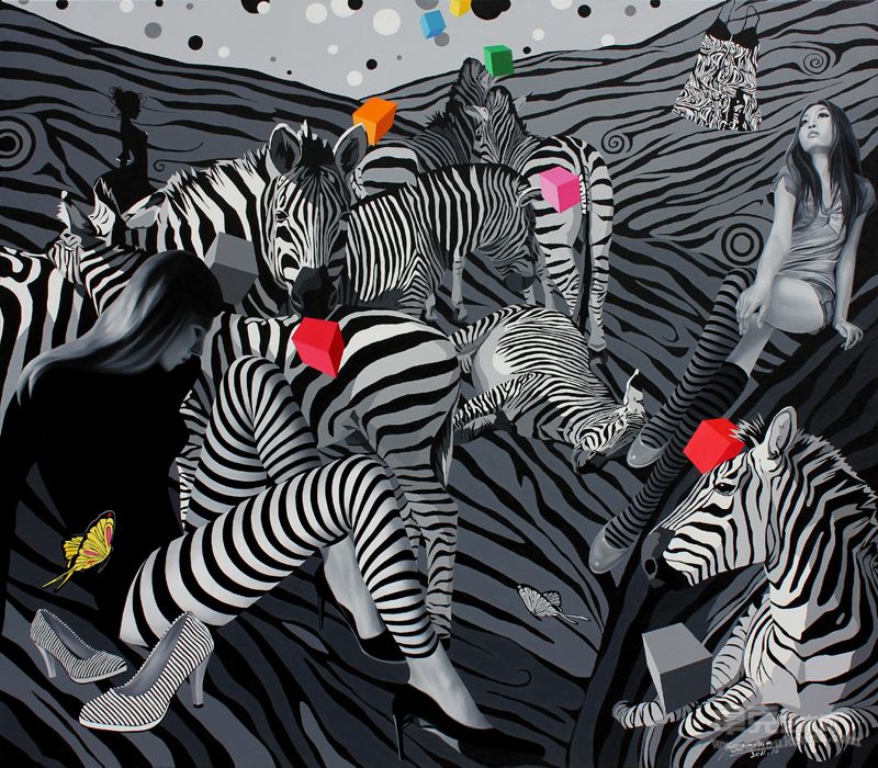 杨文华 《物化系列-NO7》180×160cm 布面油画 2011