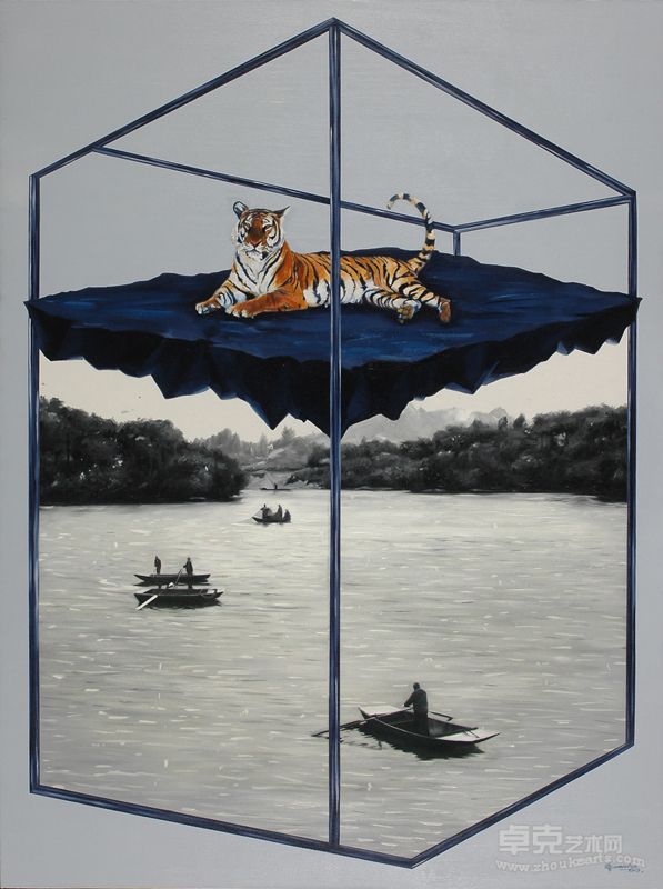 陈文华—2009—《舞台7》（170x127cm） 布面油画