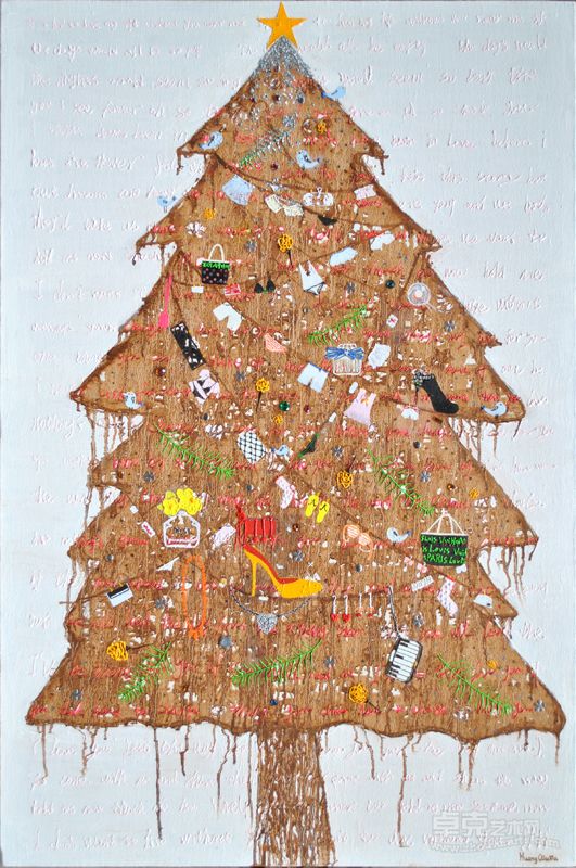 黄秋霞 《一千零一个愿望04》150x120cm  亚麻油彩2012 (2)