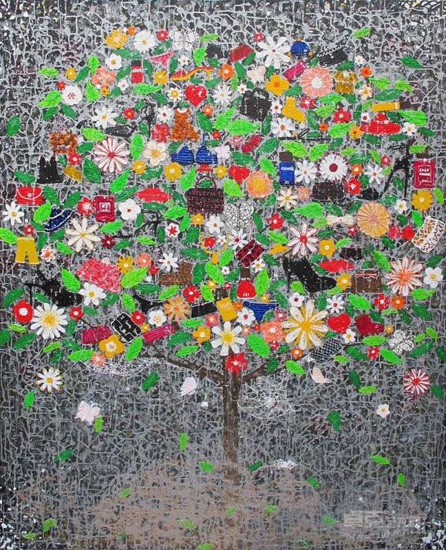 黄秋霞 《一千零一个愿望04》150x120cm  亚麻油彩2012 (1)