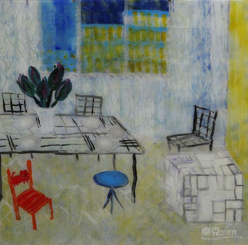 Waiting for fei  等待飞-丙烯玻璃-50X50cm